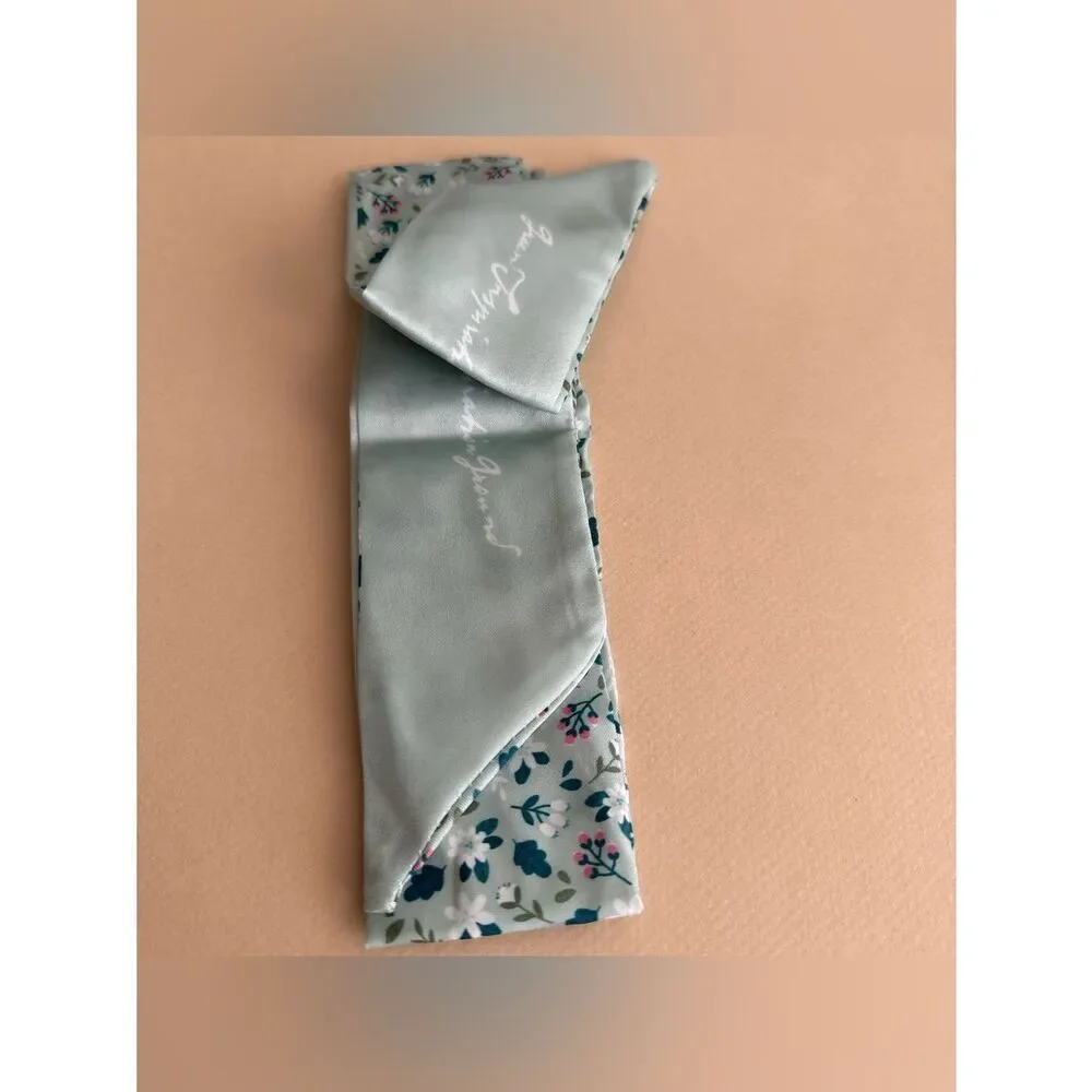 Floral Mint Green Hair Scarf M1622